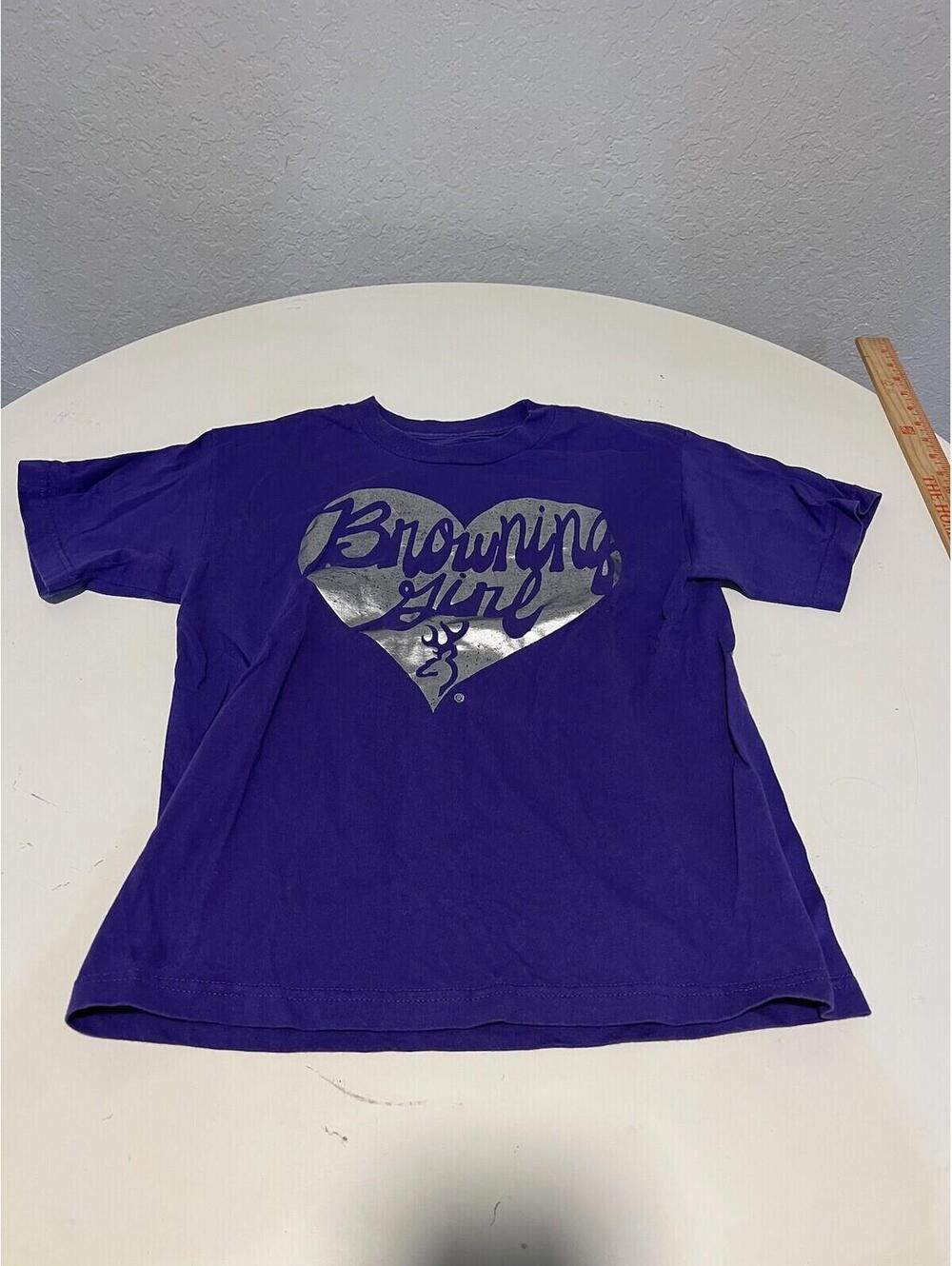 Browning Girl Size Large graphic T Shirt hunting 302